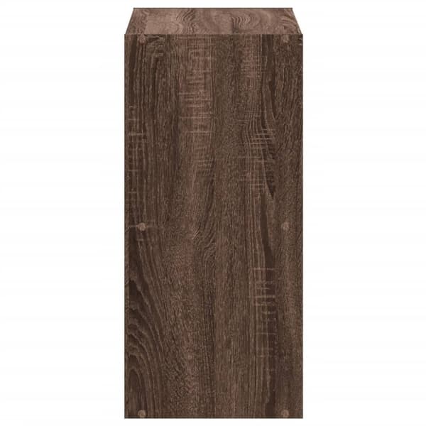 vidaXL skab 68,5x32x68,5 cm konstrueret træ brun egetræsfarve