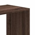 Miniatyrbillede 8 af 11: vidaXL skab 68,5x32x68,5 cm konstrueret træ brun egetræsfarve