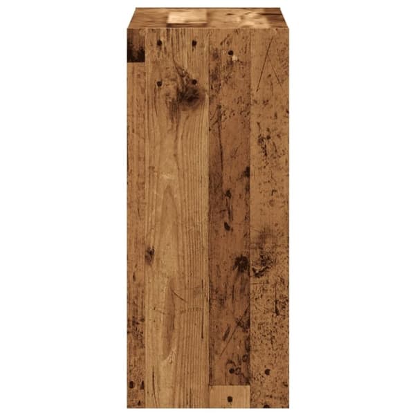 vidaXL skab 68,5x32x75 cm konstrueret træ antikt træ