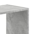 Pikkukuva 8 / 11: vidaXL Kirjahylly betoninharmaa 102x32x102 cm tekninen puu