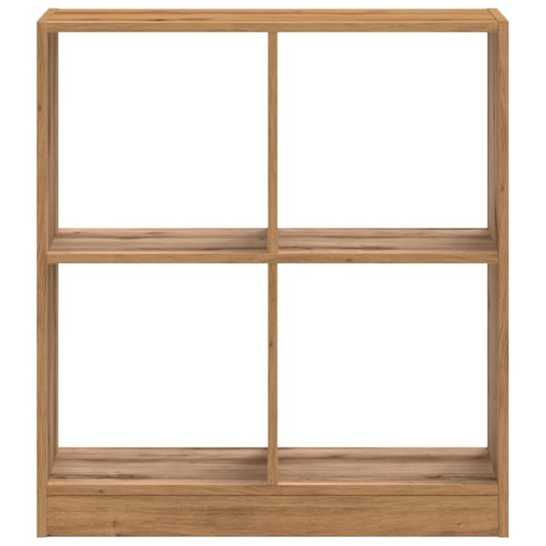 vidaXL skab 68,5x32x75 cm konstrueret træ egetræsfarvet