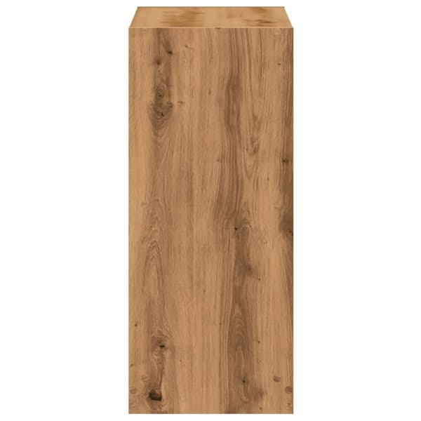 vidaXL skab 68,5x32x75 cm konstrueret træ egetræsfarvet