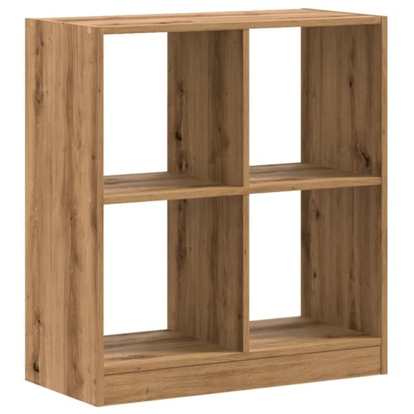 vidaXL skab 68,5x32x75 cm konstrueret træ egetræsfarvet