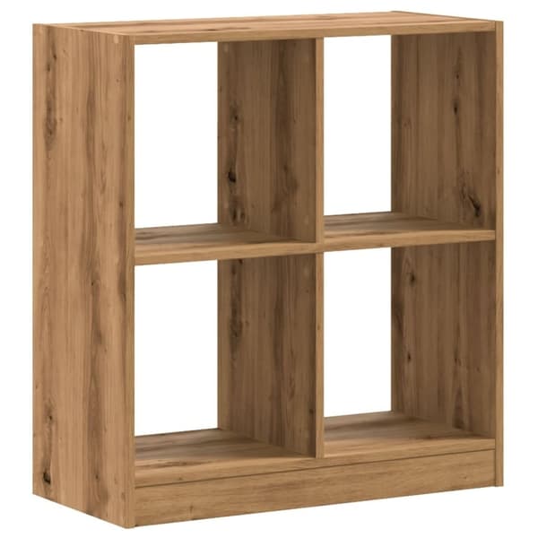 vidaXL skab 68,5x32x75 cm konstrueret træ egetræsfarvet