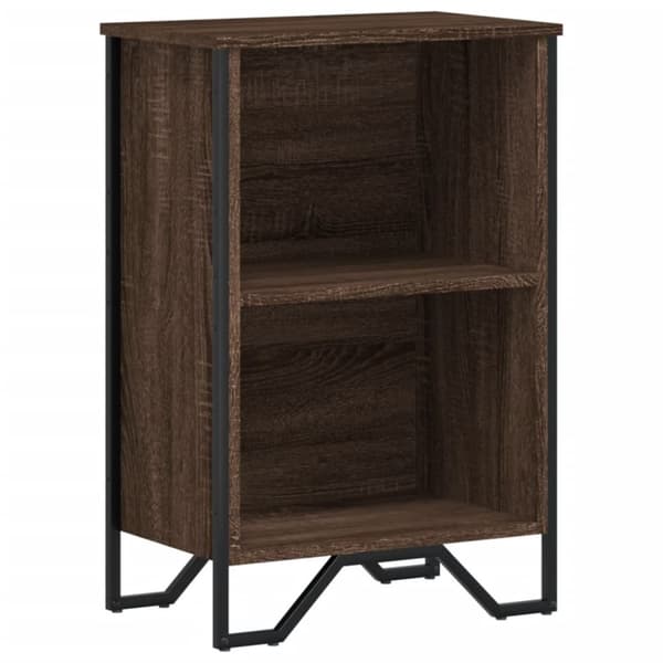 vidaXL bogreol 50x31x74,5 cm konstrueret træ brun egetræsfarve