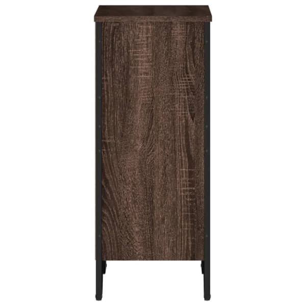 vidaXL bogreol 50x31x74,5 cm konstrueret træ brun egetræsfarve