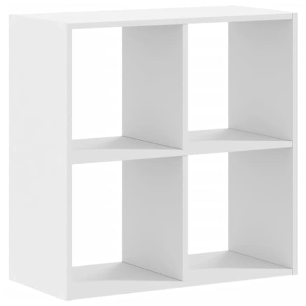 vidaXL Kirjahylly valkoinen 68,5x32x68,5 cm tekninen puu