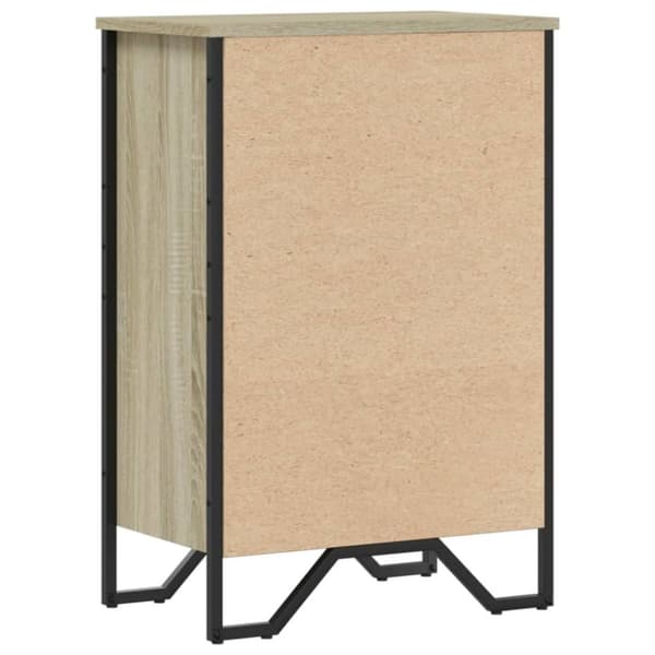 vidaXL bogreol 50x31x74,5 cm konstrueret træ sonoma-eg