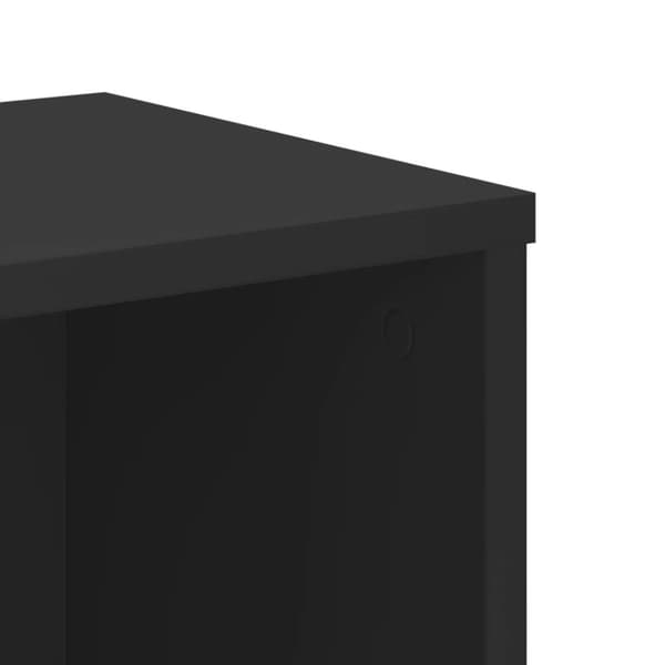 vidaXL bogreol 50x25x105 cm konstrueret træ sort