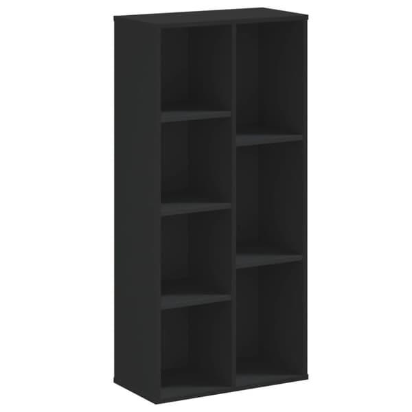 vidaXL bogreol 50x25x105 cm konstrueret træ sort