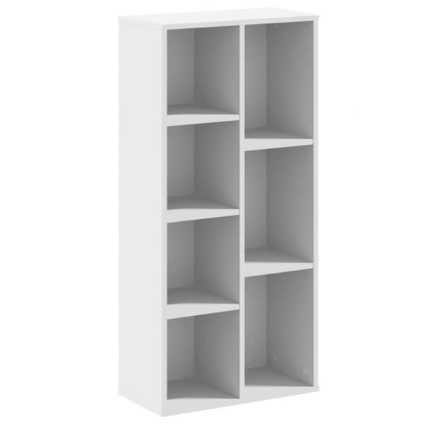 vidaXL bogreol 50x25x105 cm konstrueret træ hvid