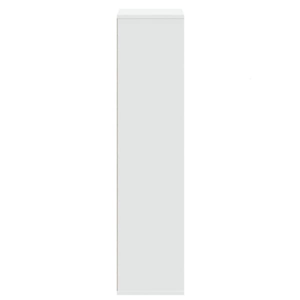 vidaXL bogreol 50x25x105 cm konstrueret træ hvid
