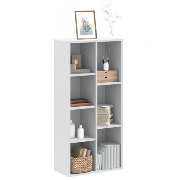 vidaXL bogreol 50x25x105 cm konstrueret træ hvid