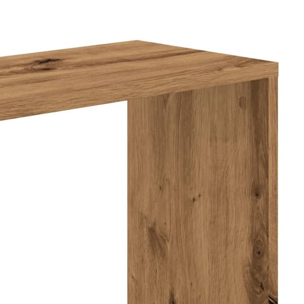 vidaXL Bokhylle 5 lag artisan eik 80,5x23,5x162,5 cm konstruert tre