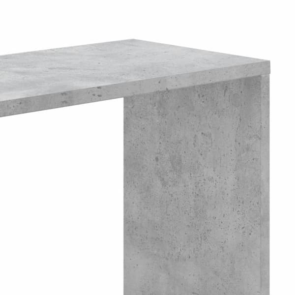vidaXL Bokhylle 5 etasjer betonggrå 45x23,5x162,5 cm konstruert tre