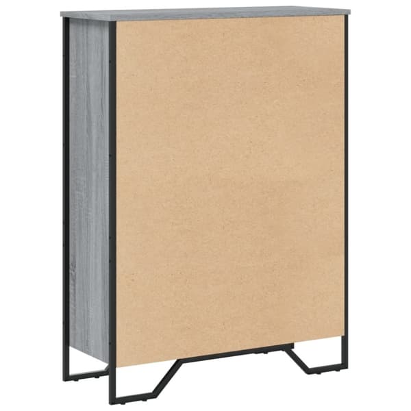 vidaXL Bokhylle grå sonoma 80x31x106 cm konstruert tre
