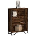 Miniatyrbilde 2 av 11: vidaXL Bokhylle røkt eik 80x31x106 cm konstruert tre