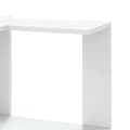 Miniatyrbild 8 av 11: vidaXL Bokhylla hörn 5 hyllplan vit 50x50x179 cm konstruerat trä