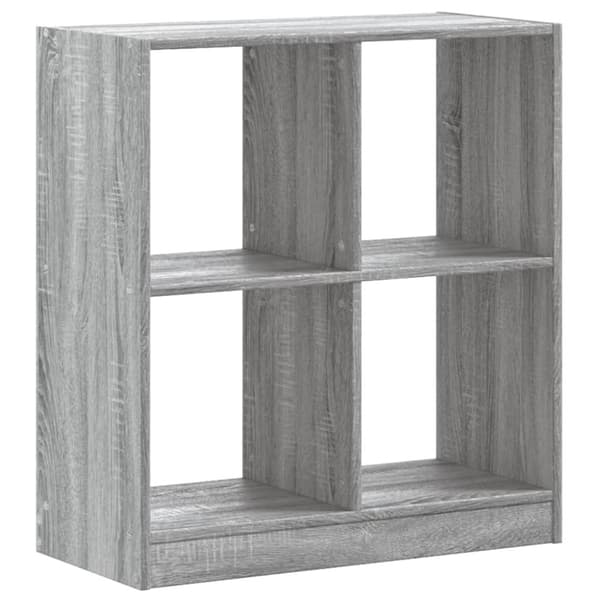 vidaXL skab 68,5x32x75 cm konstrueret træ grå sonoma-eg