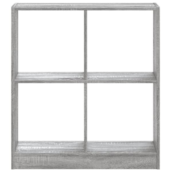 vidaXL skab 68,5x32x75 cm konstrueret træ grå sonoma-eg