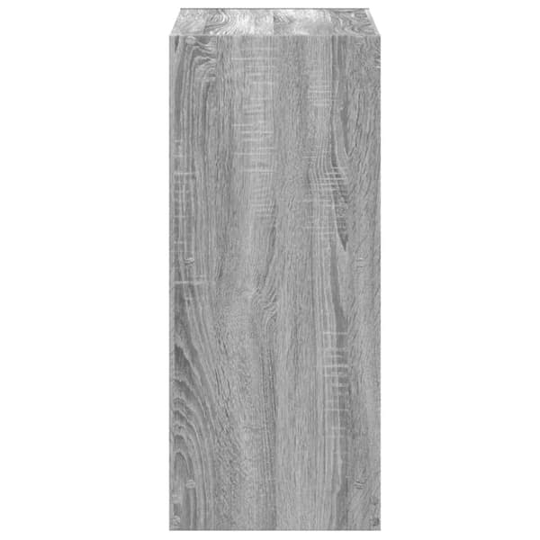 vidaXL skab 68,5x32x75 cm konstrueret træ grå sonoma-eg