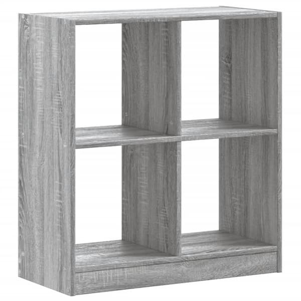 vidaXL skab 68,5x32x75 cm konstrueret træ grå sonoma-eg