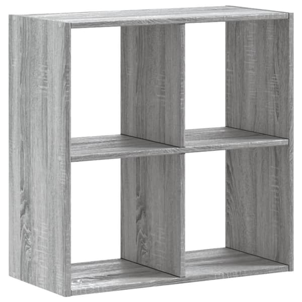 vidaXL skab 68,5x32x68,5 cm konstrueret træ grå sonoma-eg