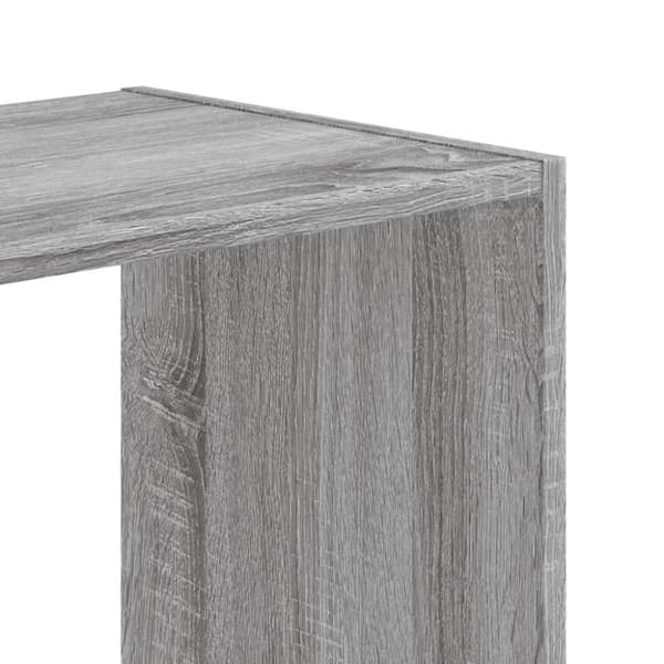 vidaXL skab 68,5x32x68,5 cm konstrueret træ grå sonoma-eg