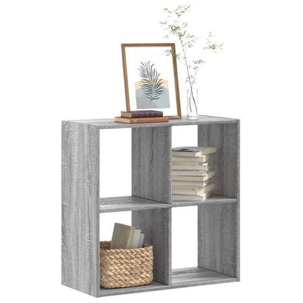 vidaXL skab 68,5x32x68,5 cm konstrueret træ grå sonoma-eg