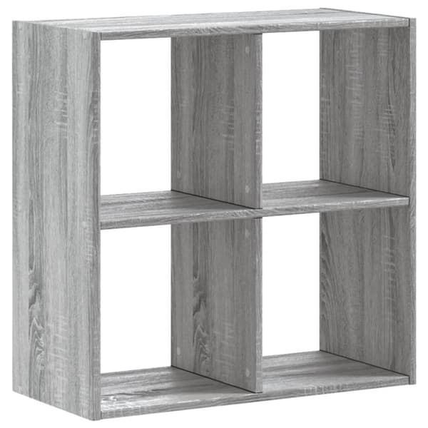 vidaXL skab 68,5x32x68,5 cm konstrueret træ grå sonoma-eg