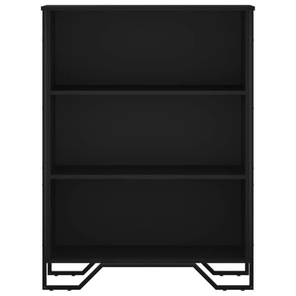 vidaXL Bokhylle svart 80x31x106 cm konstruert tre