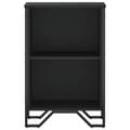 Miniatyrbilde 5 av 11: vidaXL Bokhylle svart 50x31x74,5 cm konstruert tre
