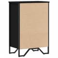 Miniatyrbilde 7 av 11: vidaXL Bokhylle svart 50x31x74,5 cm konstruert tre