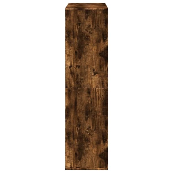 vidaXL rumdeler 100x33x125,5 cm konstrueret træ røget egetræsfarve