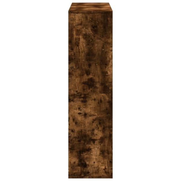 vidaXL rumdeler 100x33x125,5 cm konstrueret træ røget egetræsfarve
