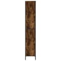 Miniatyrbilde 6 av 11: vidaXL Bokhylle røkt eik 50x31x169 cm konstruert tre