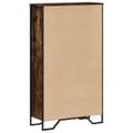 Miniatyrbilde 7 av 11: vidaXL Bokhylle røkt eik 80x31x137,5 cm konstruert tre