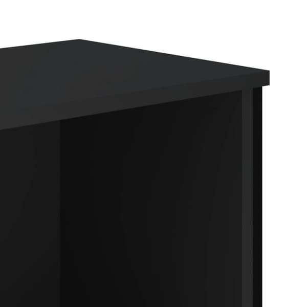 vidaXL Kirjahylly musta 50x31x169 cm tekninen puu