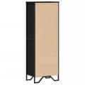 Miniatyrbilde 7 av 11: vidaXL Bokhylle svart 50x31x137,5 cm konstruert tre
