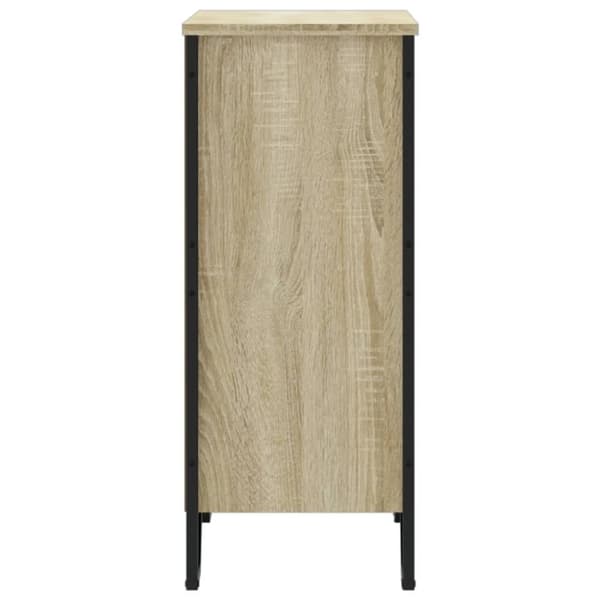 vidaXL Bokhylle sonoma eik 80x31x74,5 cm konstruert tre