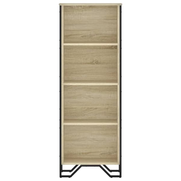 vidaXL bogreol 50x31x137,5 cm konstrueret træ sonoma-eg
