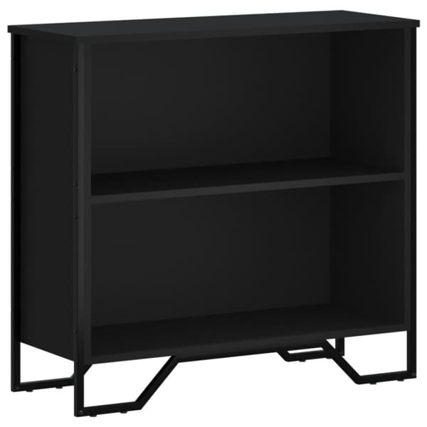 vidaXL Bokhylle svart 80x31x74,5 cm konstruert tre