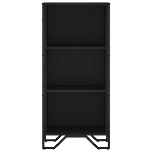 vidaXL Bokhylle svart 50x31x106 cm konstruert tre