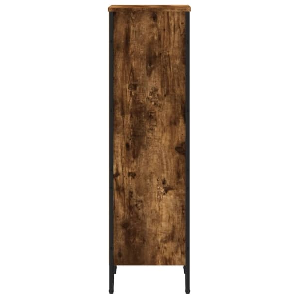 vidaXL Kirjahylly savutammi 50x31x106 cm tekninen puu