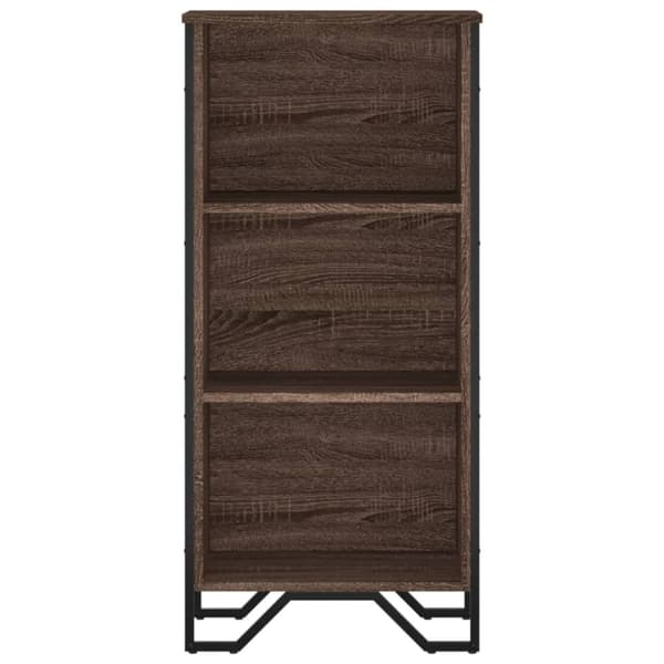 vidaXL bogreol 50x31x106 cm konstrueret træ brun egetræsfarve