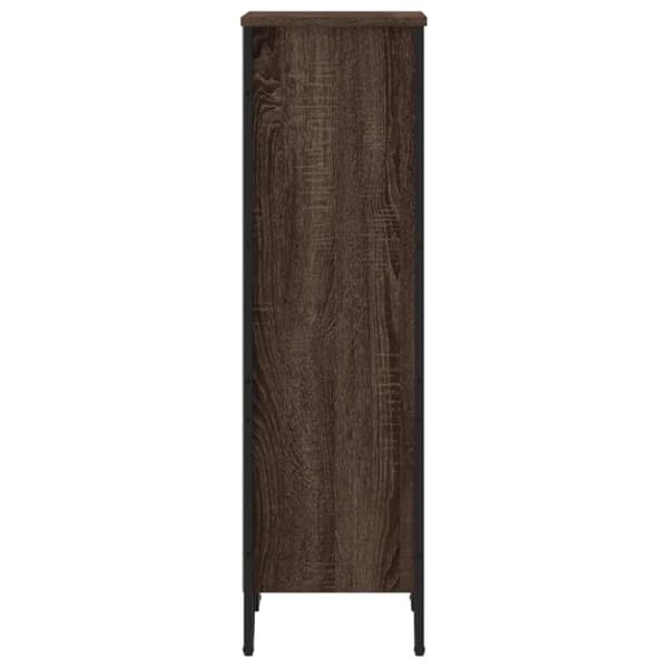 vidaXL bogreol 50x31x106 cm konstrueret træ brun egetræsfarve