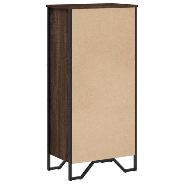 vidaXL bogreol 50x31x106 cm konstrueret træ brun egetræsfarve