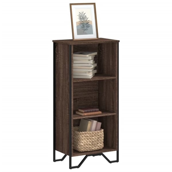 vidaXL bogreol 50x31x106 cm konstrueret træ brun egetræsfarve