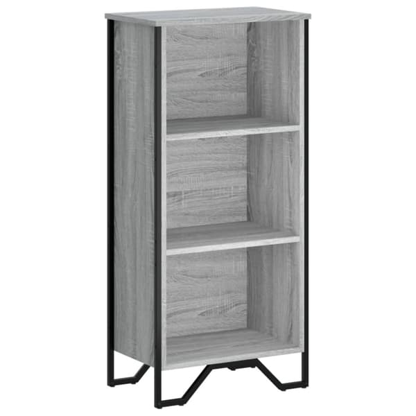 vidaXL bogreol 50x31x106 cm konstrueret træ grå sonoma-eg
