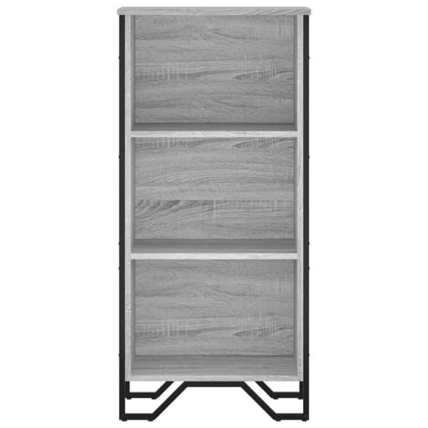 vidaXL bogreol 50x31x106 cm konstrueret træ grå sonoma-eg